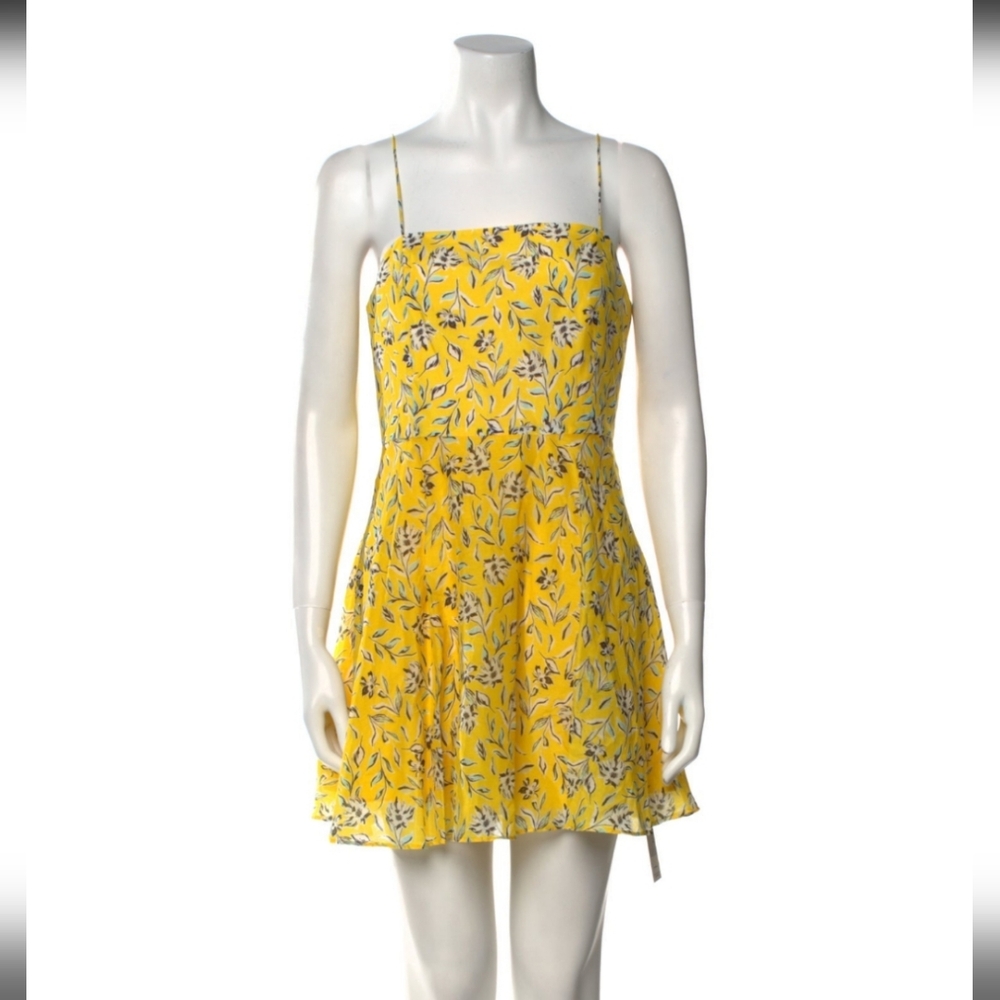 Alice + Olivia Floral Print Mini Dress